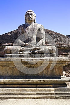 Buddha Statue at Vatadage, Sri Lanka