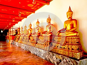 Buddha statue at Wat Arun, Bangkok Thailand