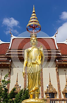 Buddha Statue in Wat Ban Rai , Nakhon Ratchasima province, Thailand