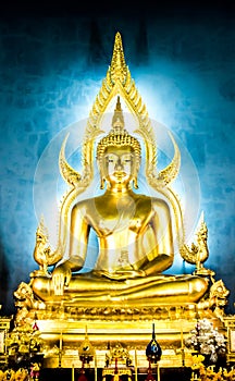 Buddha Statue in Wat Benchamabophit Dusit Wanaram, Bangkok