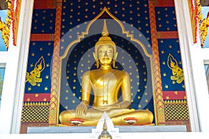 Buddha statue in Wat Saket