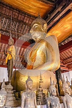 Buddha statue at Wat Visounnarath Temple, Luang Prabang, Laos