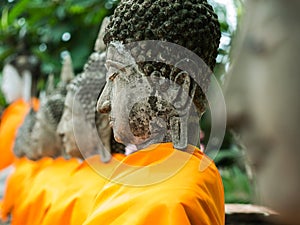 Buddha statue in Wat Yai Chai Mongkol