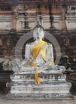 Buddha statue of Wat Yai Chai Mongkol