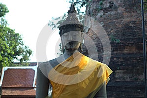 Buddha statue of Wat Yai Chai Mongkol