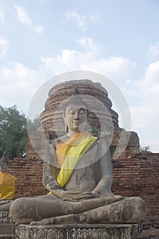 Buddha statue of Wat Yai Chai Mongkol