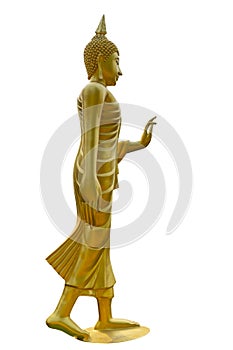 Buddha statue , white background