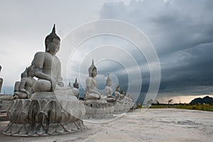 Buddha statue white