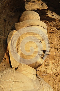 Buddha Statue in Yungang Caves