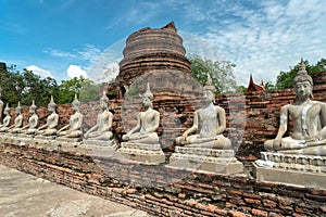 Buddha Statues in Ayutthaya, Thailand