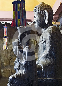 Buddha Statues in Cave