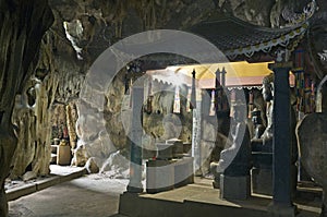 Buddha Statues in Cave