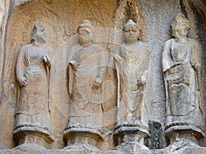 Buddha statues of Fengxian temple