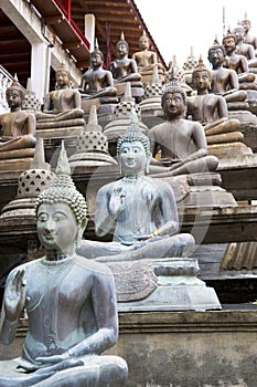Buddha Statues at Gangaramaya Temple