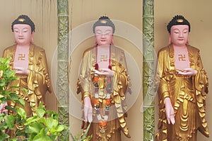 Buddha statues kek lok si temple penang malaysia