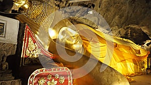 Buddha statues : The Khao Luang cave at Phetchaburi Thailand