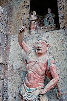 Buddha statues of Maijishan Grottoes