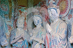 Buddha statues of Maijishan Grottoes