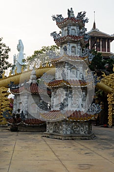 Buddha statues in Mountain vietnam