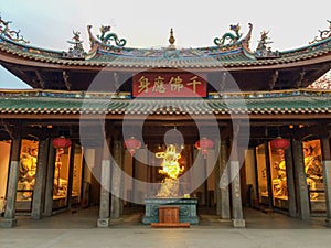 Buddha statues in Nanputuo Temple in Xiamen city, China