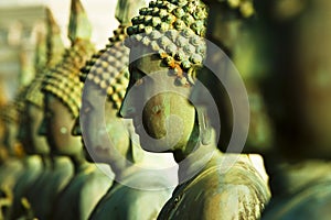 Buddha Statues, Sima Malaka Island, Colombo photo