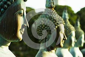 Buddha Statues, Sima Malaka Island, Colombo