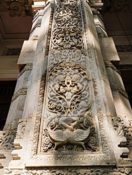 Buddha statues in a  Sri Dalada Maligawa