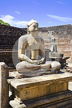 Buddha Statues at Vatadage, Sri Lanka