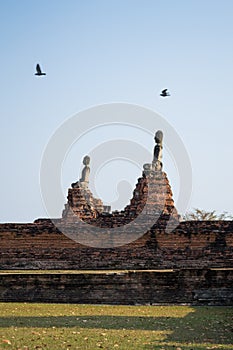 Buddha Statues, Wat Chai Watthanaram, Ayutthaya, Thailand