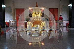Buddha statues in Wat Phra pud in Phuket