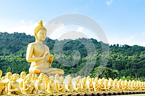 Buddha status at temple,