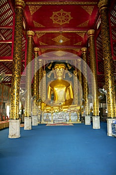 Buddha statute at Wat Jed Yod, Chiang Rai, Thailand