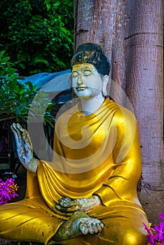 Buddha staue in Darabhirom Forest Monastery