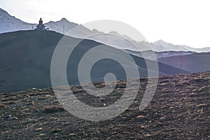 Buddha - Sunrise - Langza Village, Spiti Valley, Himachal Pradesh