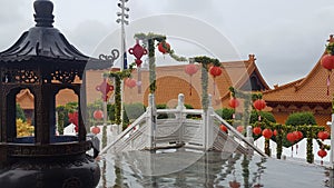 Buddha Temple - Incense burner in the grounds of the Nan Tien Temple, Unanderra near Wollongong, NSW, Australia