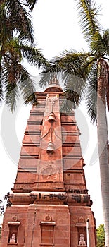 Buddha temple at Varanasi Sarnath close up