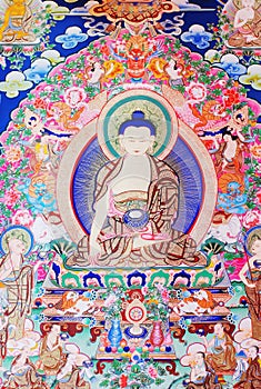 Buddha of thangka