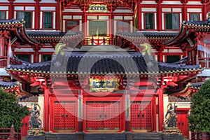 Buddha Tooth Relic Temple Front Doors photo