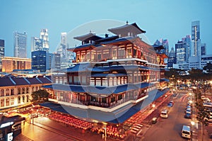 Buddha Toothe Relic Temple, Singapore photo