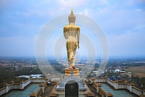 Buddha in Walking Posture, Wat Phra That Khao Noi