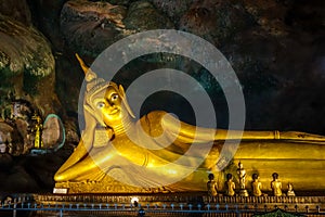 Buddha in Wat Suwan Kuha temple, Thailand