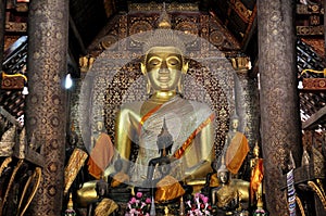 Buddha at Wat Xieng Thong