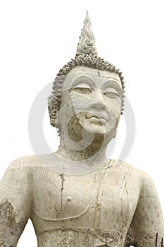 Buddha on white background