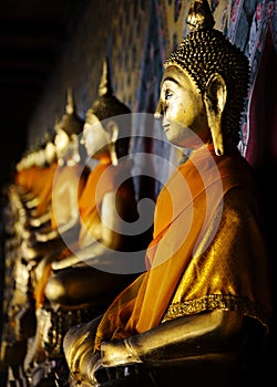 Buddhas of Wat Arun, Bangkok, Thailand photo