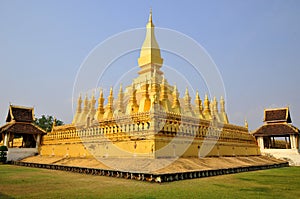 The buddhism golden Pagoda photo