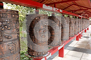 Buddhism pray wheel