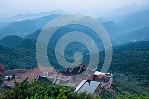 Buddhism Temple on the mountain