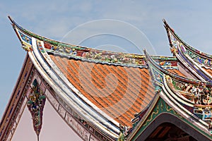 Buddhism temple roof photo