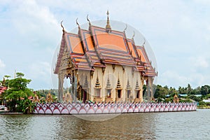 Buddhism temple on Samui Island, Thailand