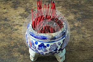 Buddhism, Thailand Religion. Incense Sticks